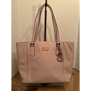 Guess Faux Pebbled Leather Purse Pink